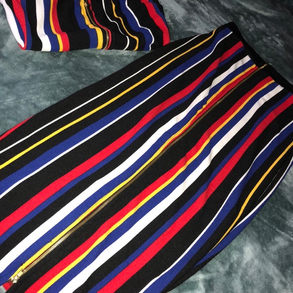 SOLDDD Striped Two Piece ✨brand new ✨ - Picture 8 of 8